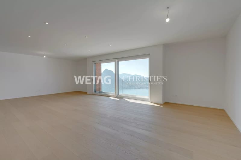 Lugano-Aldesago: Modern semi-detached villa with private garden & lake view for sale, also suitable as a second home (3)