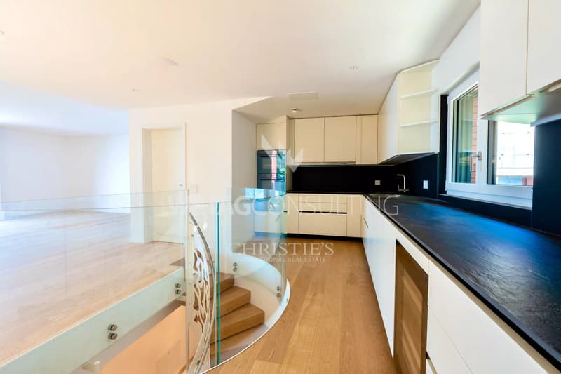 Modern row villa with garden &amp; lake view in Lugano-Aldesago for sale, also suitable as a second home (4)