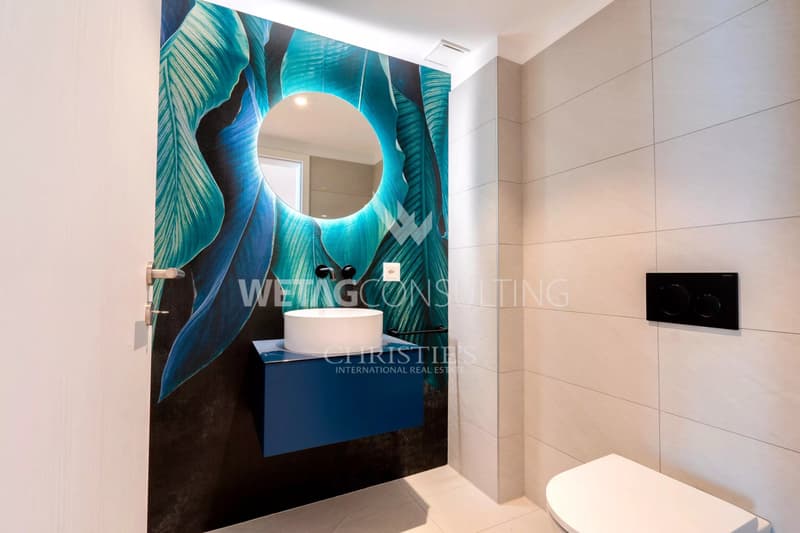 Modern semi-detached villa with private garden &amp; panoramic view of Lake Lugano in Lugano-Aldesago for sale (8)
