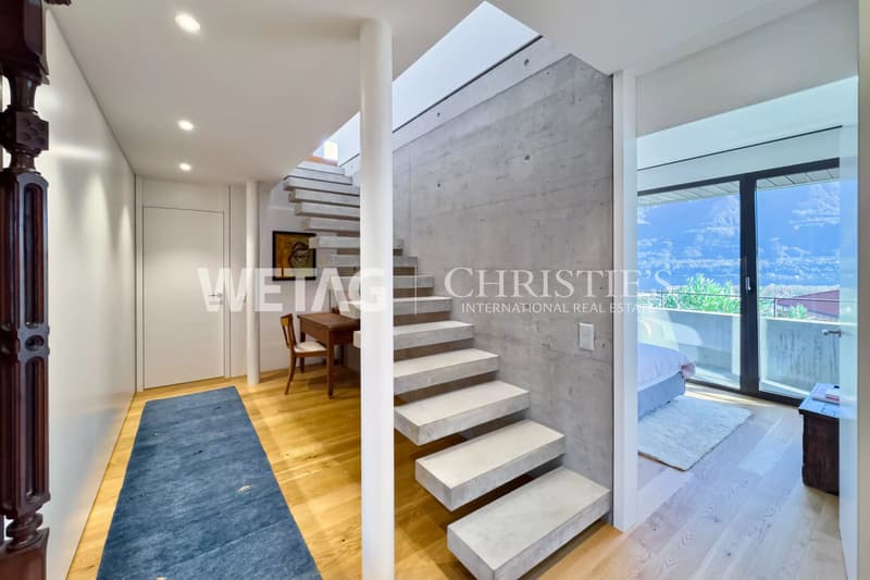Modern & bright duplex apartment with lake view for sale in Locarno-Monti (11)