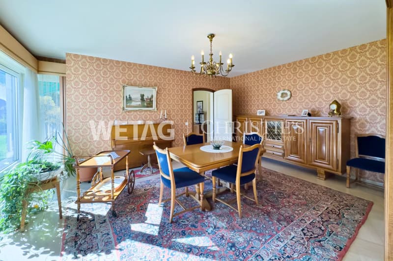 Villa rappresentativa in vendita a Lugano-Comano, con piscina esterna & vista magnifica sul lago di Lugano (5)