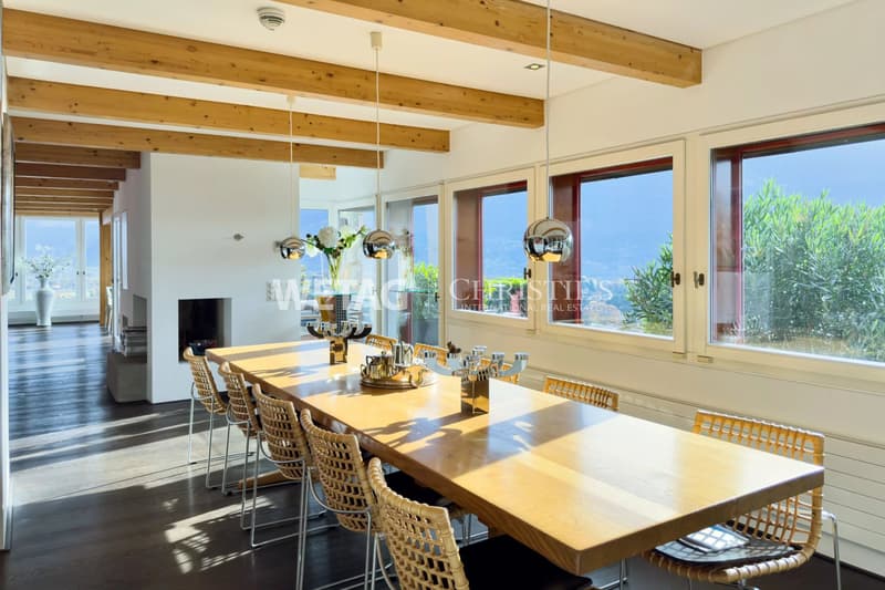 Villa esclusiva e contemporanea in posizione privilegiata con vista meravigliosa sul lago ad Ascona in vendita (10)