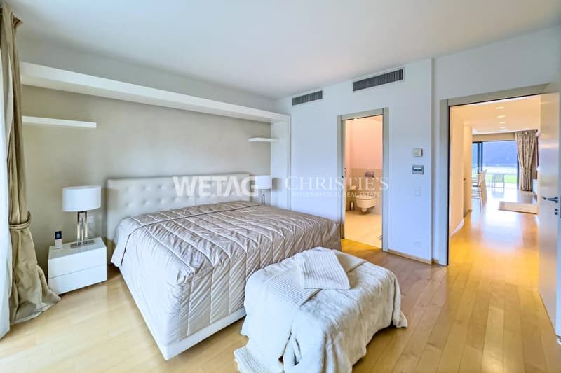 In vendita a Lugano: appartamento duplex moderno con giardino privato & vista lago splendida, anche possibile come seconda casa (5)