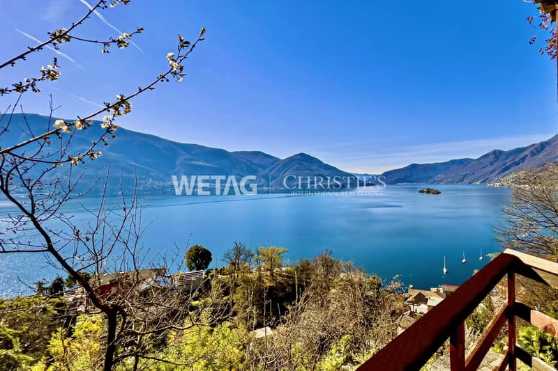 Villa da ristrutturare in posizione spettacolare con vista panoramica sul lago ad Ascona in vendita (13)