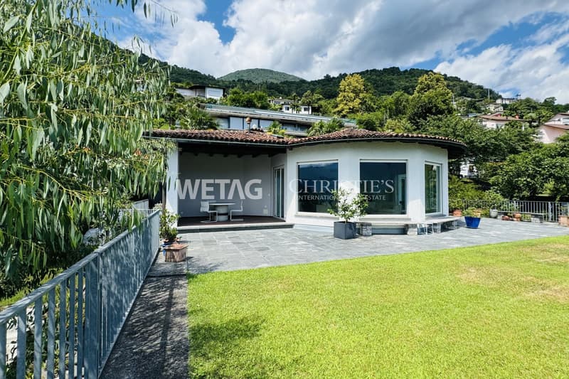 Villa affascinante in stile mediterraneo con giardino e vista lago a Minusio (11)