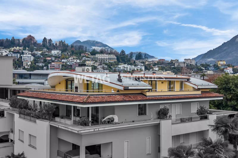 Ascona: Elegante penthouse di lusso con ampie terrazze in posizione centrale in vendita (11)