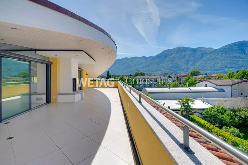 Ascona: Elegantes Luxus-Penthouse mit grosszügigen Terrassen in zentraler Lage zu verkaufen (1)