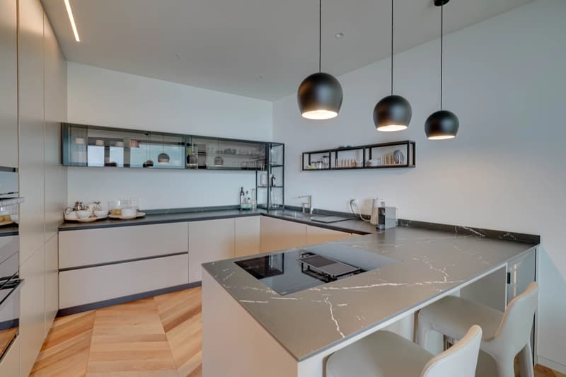 Appartamento duplex design con giardino privato & vista lago a Canobbio in vendita, anche ideale come seconda casa (4)