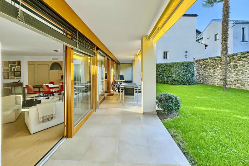 Im Herzen von Ascona, moderne Wohnung mit privatem Garten zu verkaufen (4)