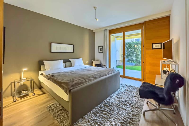Im Herzen von Ascona, moderne Wohnung mit privatem Garten zu verkaufen (5)