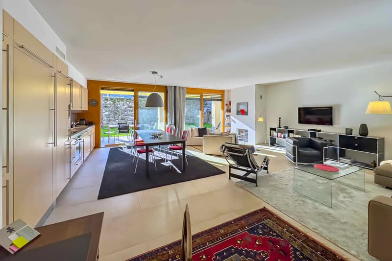 Im Herzen von Ascona, moderne Wohnung mit privatem Garten zu verkaufen (9)