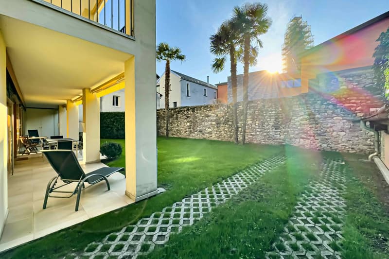Im Herzen von Ascona, moderne Wohnung mit privatem Garten zu verkaufen (12)