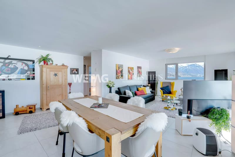 Appartamento luminoso & moderno con grande terrazza e vista panoramica a Brissago in vendita (6)