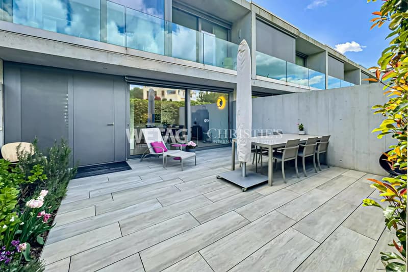 Collina d'Oro-Gentilino: villa en terrasse élégante avec jardin privé à vendre (9)