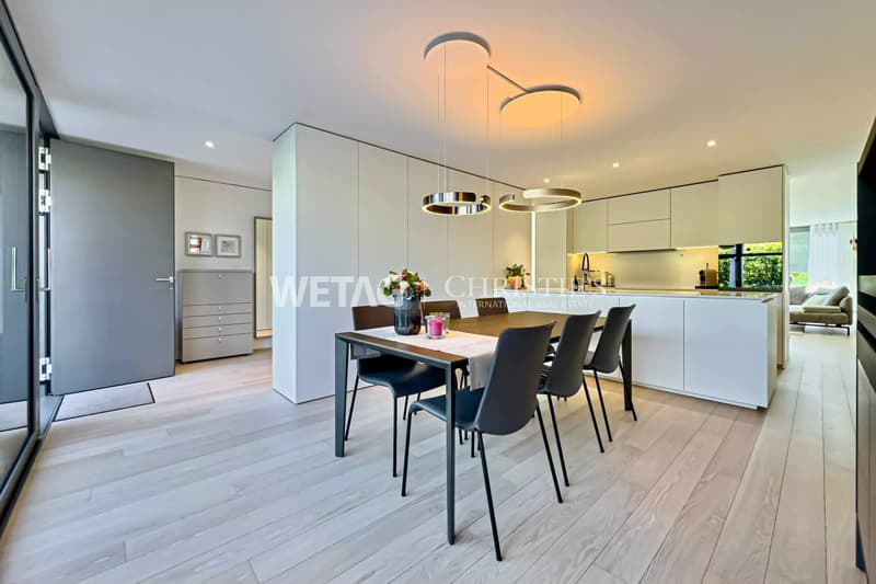 Collina d'Oro-Gentilino: villa en terrasse élégante avec jardin privé à vendre (4)