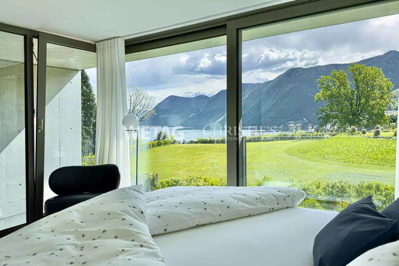Collina d'Oro-Gentilino: villa en terrasse élégante avec jardin privé à vendre (5)
