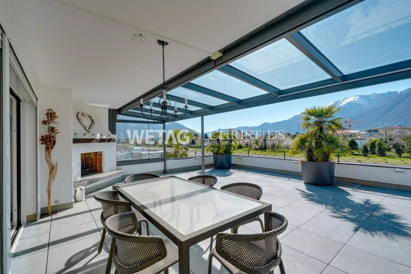Ascona: Penthouse moderno e spazioso con terrazza ampia in vendita vicino al Golf Club Patriziale (1)