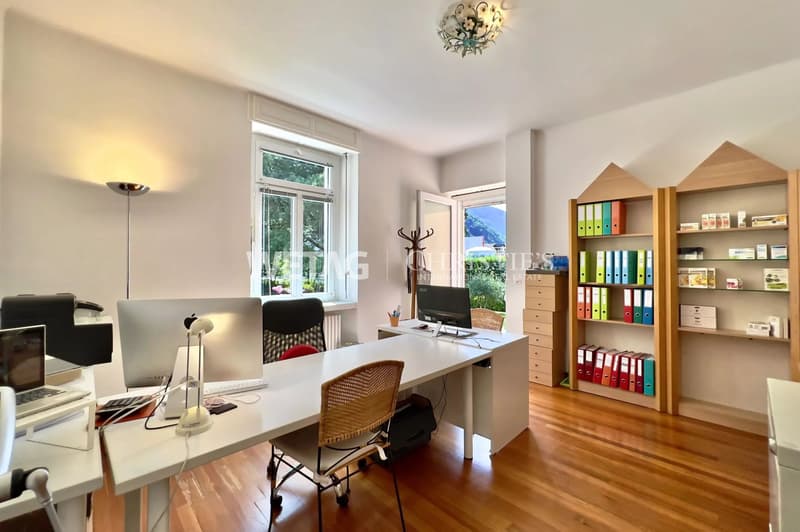 Fully renovated historic villa with large garden in Arbedo for sale (11)
