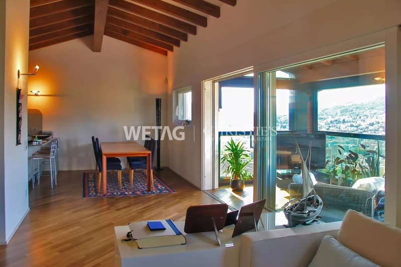 Lugano-Viganello: Elegante villa con terrazza panoramica spaziosa in vendita (7)