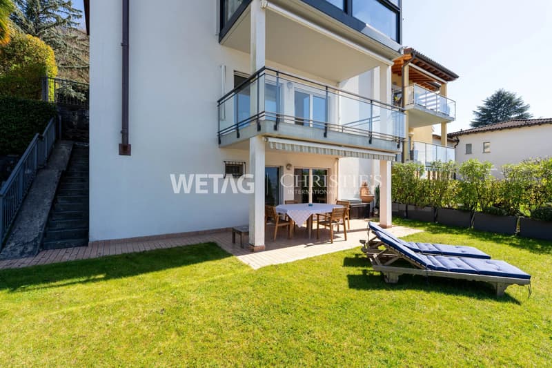 Lugano-Viganello: Elegante villa con terrazza panoramica spaziosa in vendita (13)