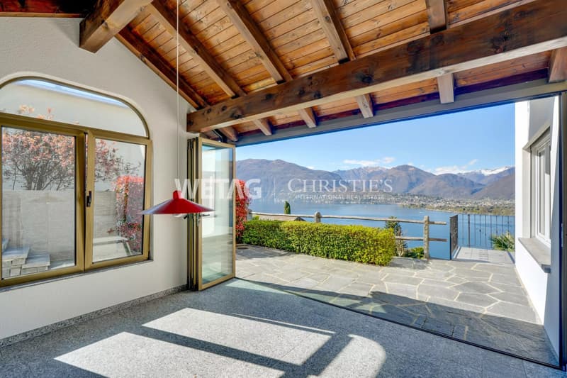 Gambarogno?San Nazzaro: villa moderna con vista panoramica sul Lago Maggiore, ideale anche come residenza di vacanza, in vendita (5)