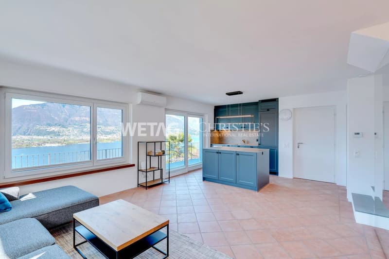Gambarogno?San Nazzaro: villa moderna con vista panoramica sul Lago Maggiore, ideale anche come residenza di vacanza, in vendita (7)