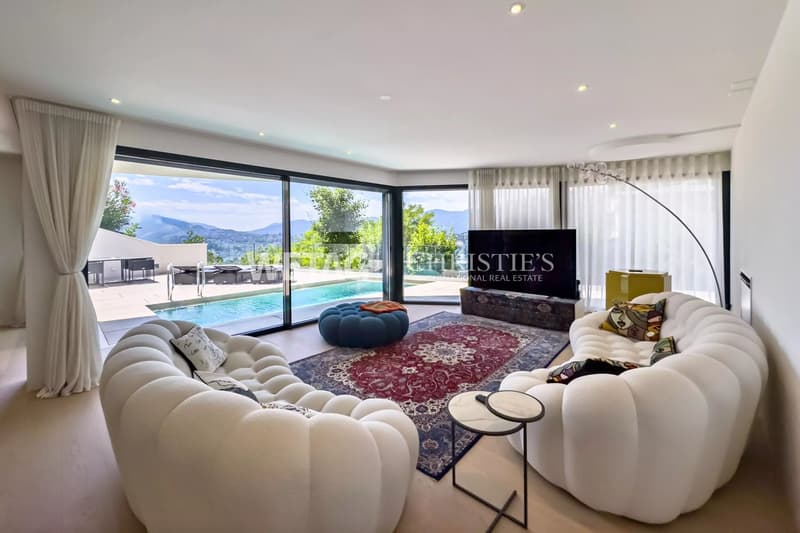 Lugano-Viganello : villa moderne avec une vue splendide sur le lac de Lugano & piscine extérieure, idéale également en tant que résidence secondaire (5)