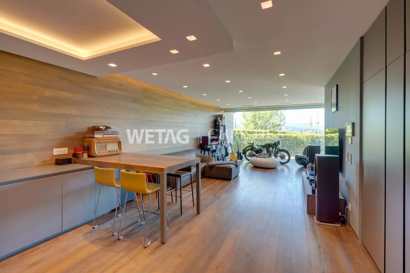 Moderne Wohnung in Lugano-Pregassona mit privatem Garten zu verkaufen (2)