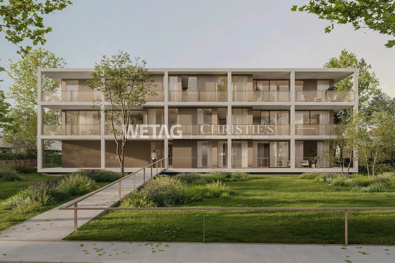 Neubau-Gartenwohnung mit Zweitwohnsitz in unmittelbarer Nähe des Golfclubs in Ascona zum Verkauf (1)