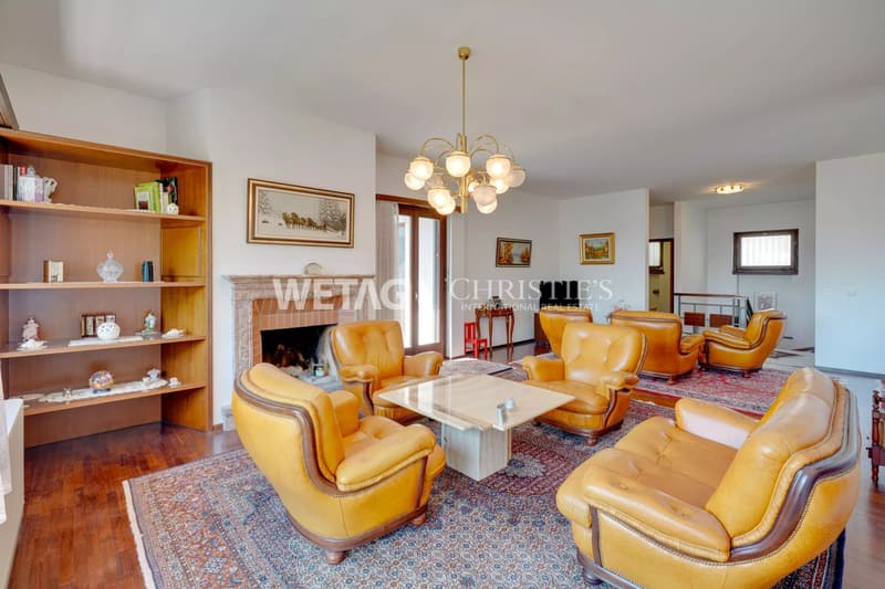 Lugano/Rovio: Villa with pool & magnificent, open view of Lake Lugano for sale, ideal also as a second home (7)