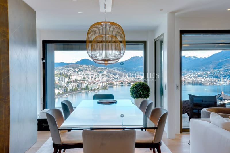 Appartamento attico moderno in vendita a Lugano-Paradiso con una meravigliosa vista sul lago, ideale anche come seconda casa. (3)