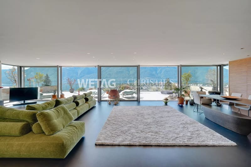 Bright & exclusive penthouse apartment with large terrace & panoramic view for sale in Locarno (3)