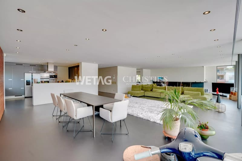 Bright & exclusive penthouse apartment with large terrace & panoramic view for sale in Locarno (4)