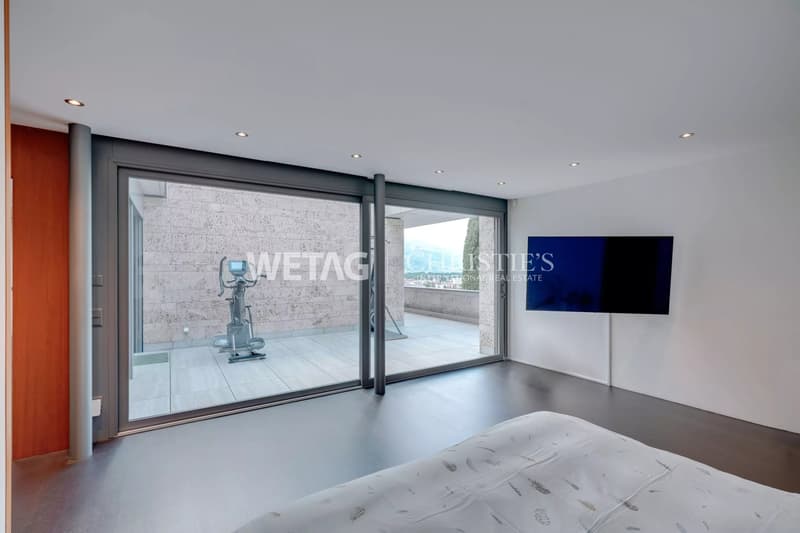Bright & exclusive penthouse apartment with large terrace & panoramic view for sale in Locarno (8)