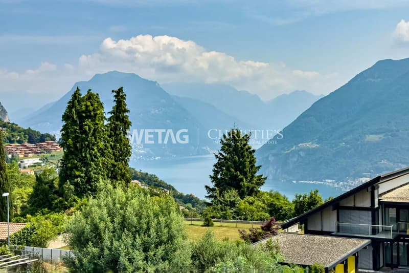 Lugano-Carona: modern villa in Carona with a view of Lake Lugano, nestled in greenery with privacy (9)