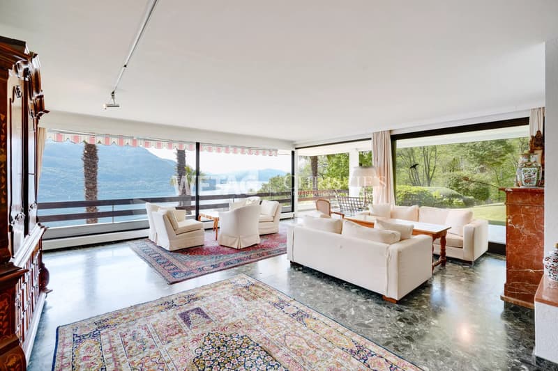 Brissago: Zu verkaufen grosszügige Villa mit herrlichem Seeblick, viel Natur & absoluter Ruhe, ideal auch als Ferienresidenz (3)