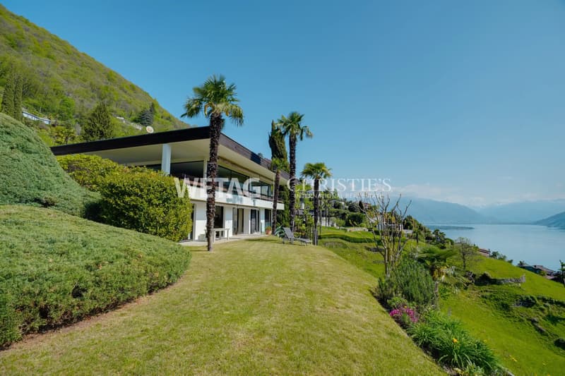 Brissago: Zu verkaufen grosszügige Villa mit herrlichem Seeblick, viel Natur & absoluter Ruhe, ideal auch als Ferienresidenz (1)