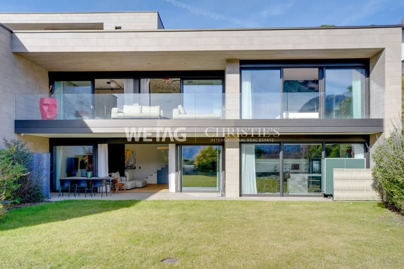 Appartamento duplex moderno di costruzione recente con ampio giardino privato in affitto a Lugano-Savosa (1)