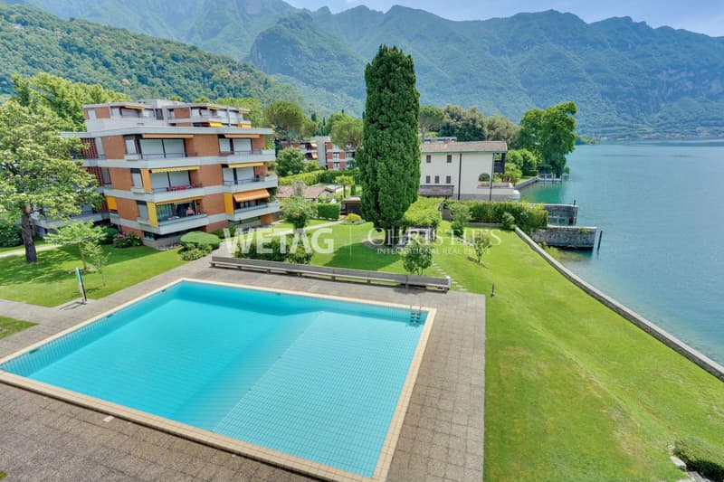 Appartamento penthouse in vendita direttamente sul lago a Lugano-Maroggia con piscina interna/esterna, posti barca e seconda casa (6)