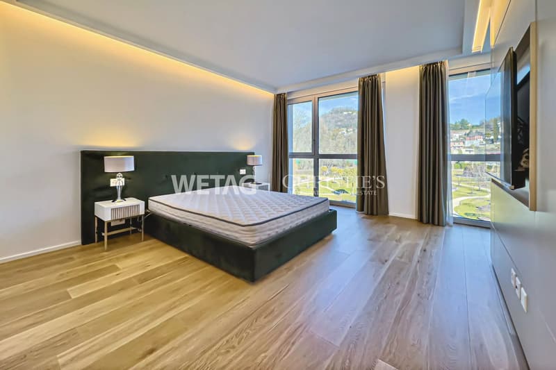 Muzzano: Elegante appartamento in affitto direttamente sul Lago di Lugano (5)