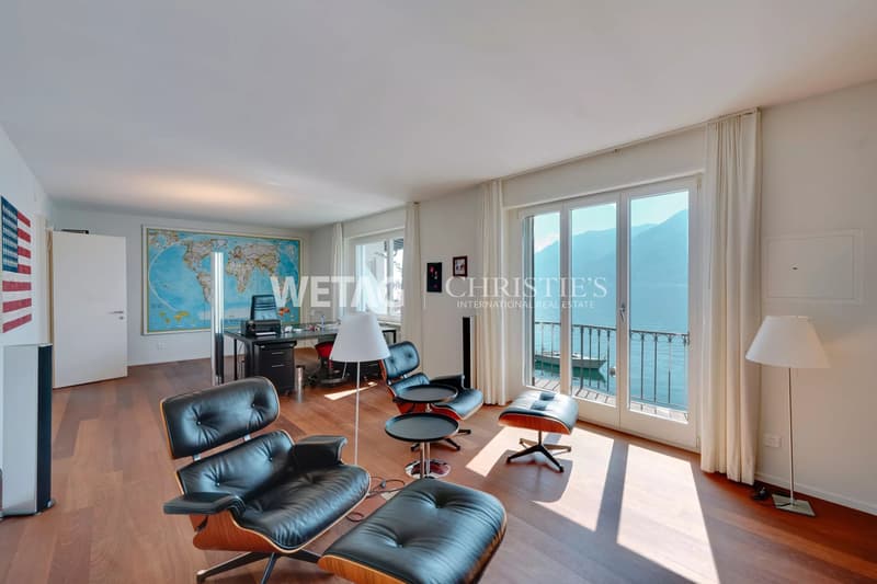 Porto Ronco: Exclusive villa in Mediterranean style directly on the lake with boat moorings, ideal also as a holiday residence for sale (12)