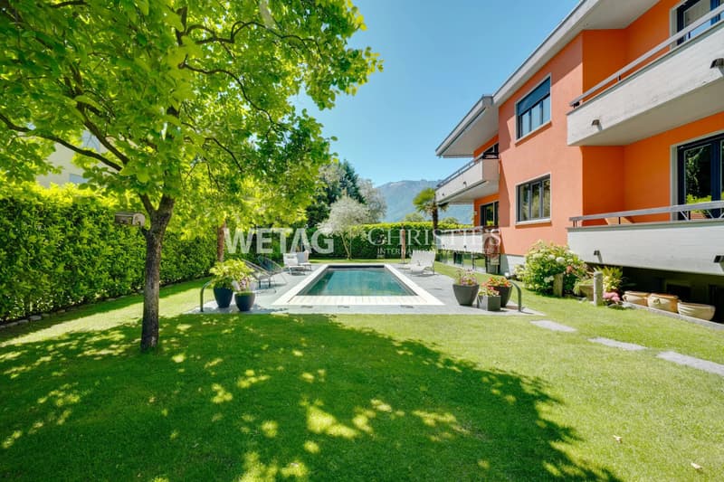 Ascona: Appartamento esclusivo con terrazza spaziosa, ideale anche come residenza di vacanza, in vendita (1)