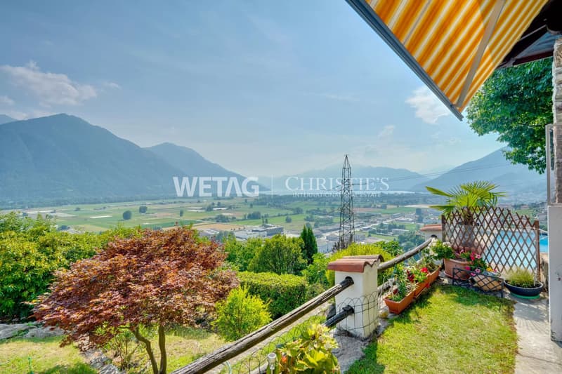 Riazzino?Lavertezzo: Mediterranean Villa with large garden & outdoor pool for sale (8)