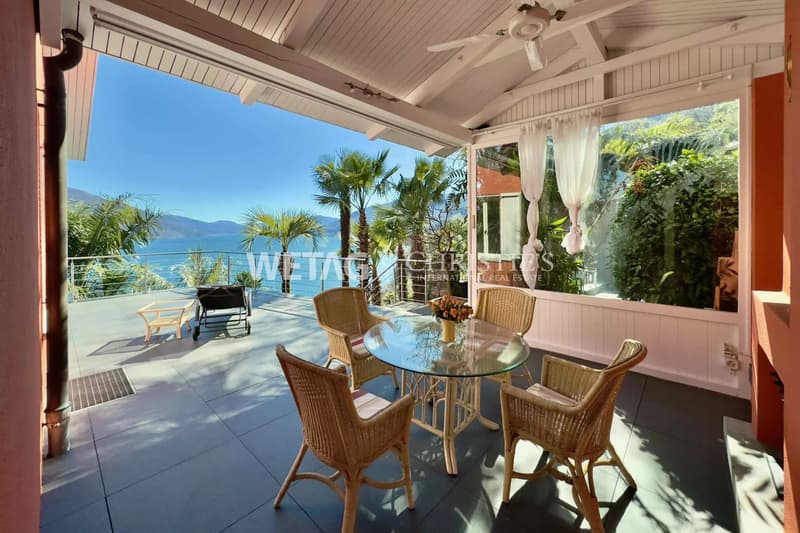 Exklusive Villa mit herrlichem Seeblick & idyllischem Garten in Brissago zu verkaufen, auch ideal als Ferienresidenz (2)