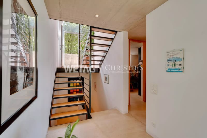 Elegante Villa mit grossem Garten & Aussenpool zum Verkauf in Lugano-Davesco Soragno (11)