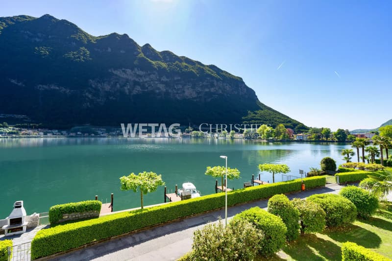 Lugano?Riva San Vitale: Charmante Wohnung in Seelage, mit Bootsliegeplätzen, auch als Zweitwohnsitz geeignet (2)
