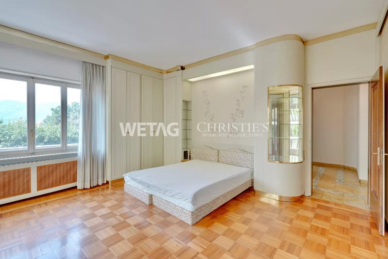 Lugano-Castel San Pietro: Elegante Villa inmitten einer grünen Oase mit Tennisplatz zu verkaufen ? Erstwohnsitz (9)