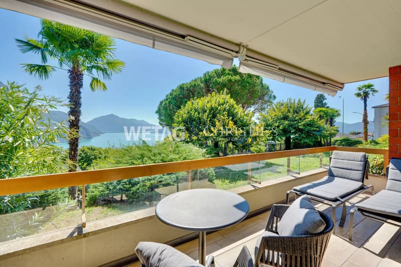 Lugano-Ruvigliana: Charmante Wohnung mit freiem Blick auf den Luganersee ? Zweitwohnsitz möglich (1)