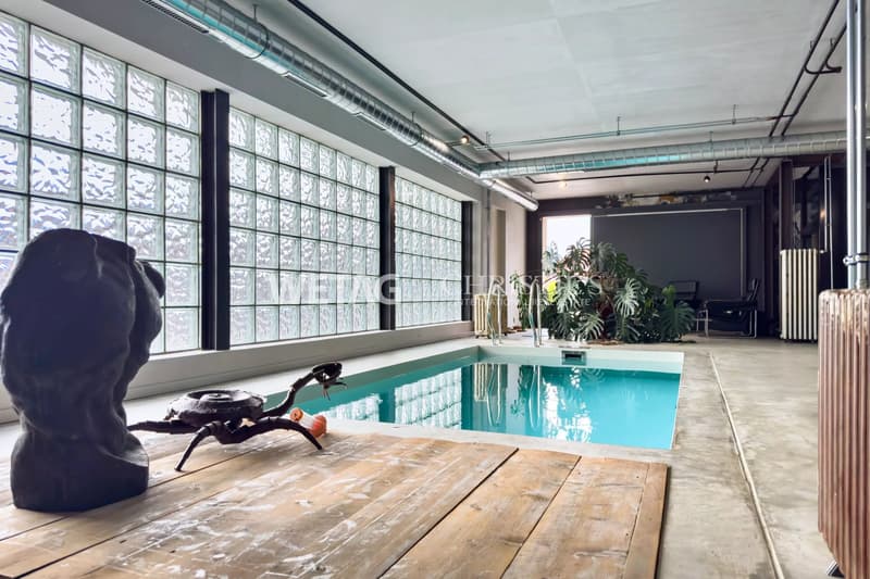 Moderne Villa im Loft-Stil mit Seeblick & Innenpool zum Verkauf in Ronco sopra Ascona (12)