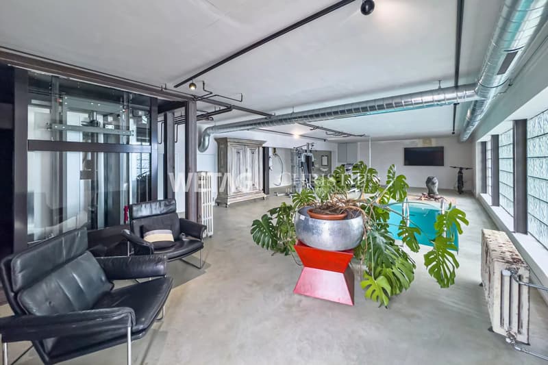Moderne Villa im Loft-Stil mit Seeblick & Innenpool zum Verkauf in Ronco sopra Ascona (13)